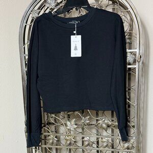 ZESICA Women's Chic Black Top - Size Medium - NWT's